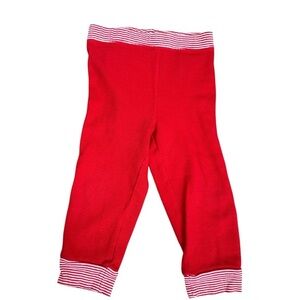 Carter's Red Striped Kids Leggings